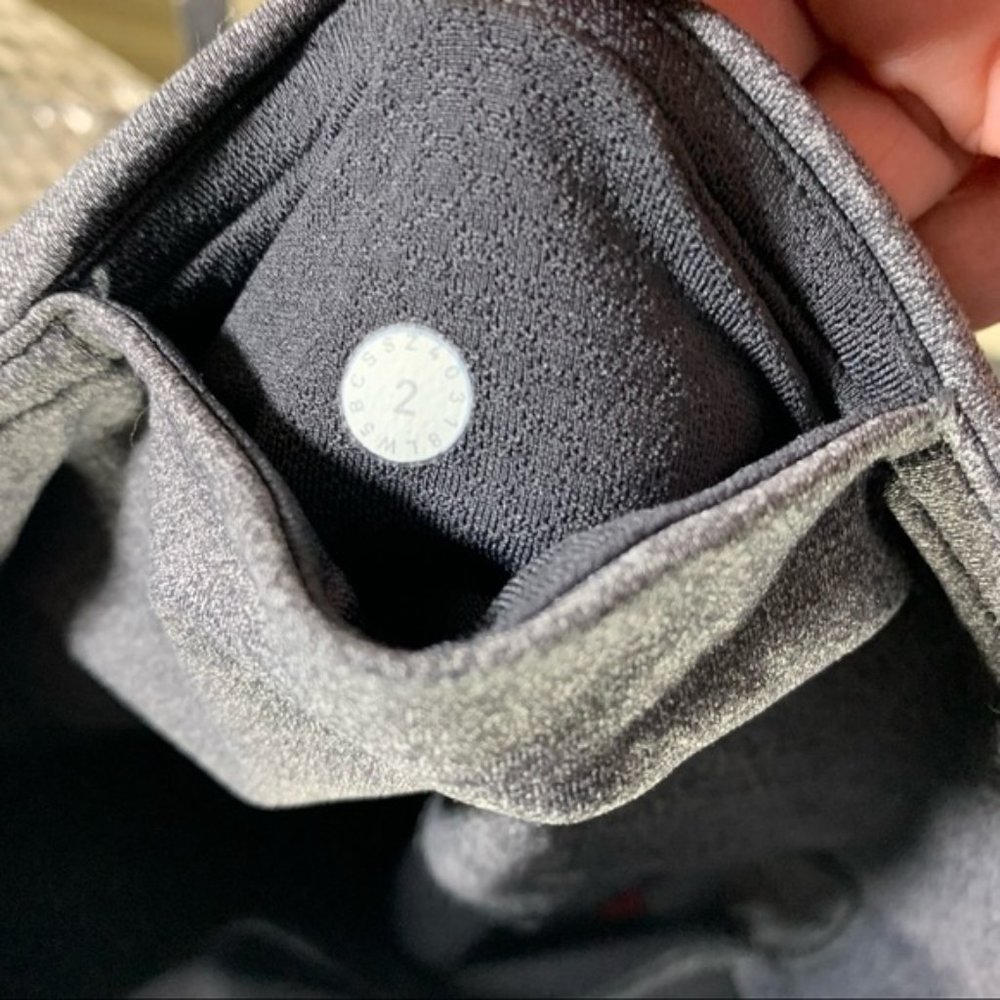 LULULEMON Athletica LW5BCSS Get Going Train Tight Size 2 Black Gr - Picture 10 of 11